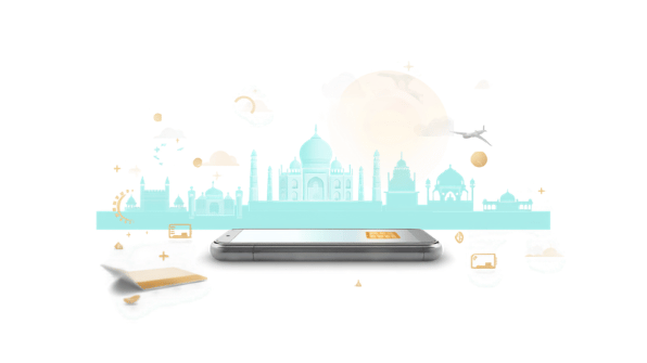 India travel-tech Canva cover for eSIM Tayyor article: eSIM в Индии для туристов из Узбекистана.